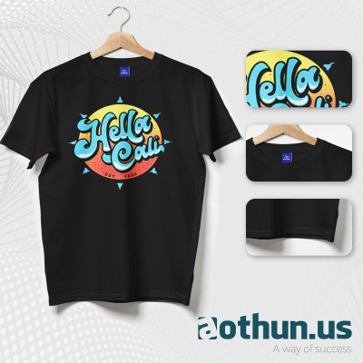 Áo Thun Cổ Tròn Cali